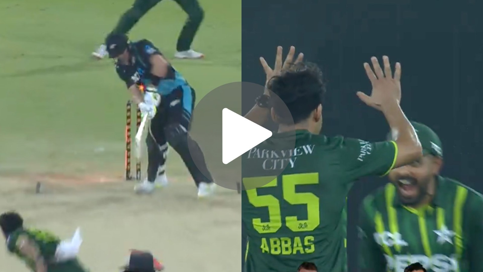 [Watch] Babar Azam Roars As Abbas Afridi Castles Clarkson With A Bumrah-esque Yorker